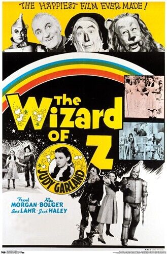 The Wizard of Oz "The Happiest Film Ever Made" Movie Poster 22.375" x 34" NEW! Home & Garden:Home Décor:Posters & Prints Trends